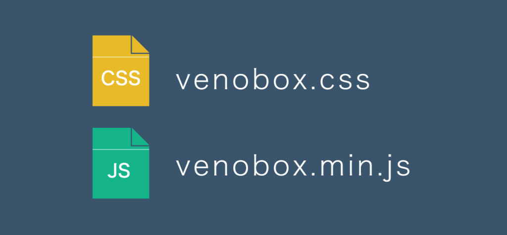 VenoBox使用ファイルについて